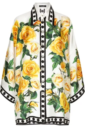 Dolce & Gabbana Floral-print silk shirt