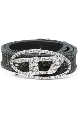 Diesel B-1dr Strass distressed belt