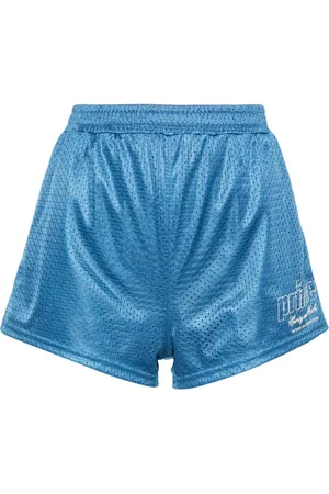 Sporty & Rich Perforated-design shorts