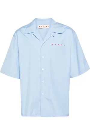 Marni Logo-print poplin shirt
