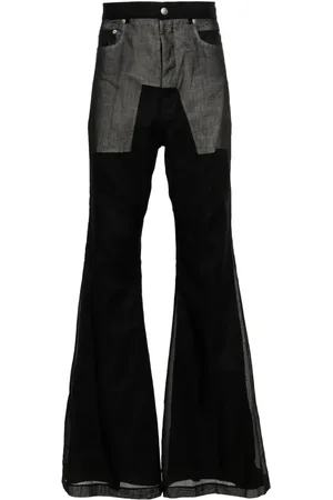 Rick Owens Lido bolan bootcut trousers