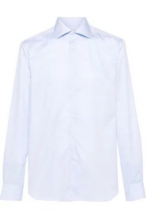corneliani Spread-collar cotton shirt