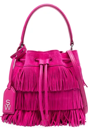 Stuart Weitzman Rae fringed suede mini bag