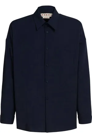Marni Logo-tag long-sleeve shirt