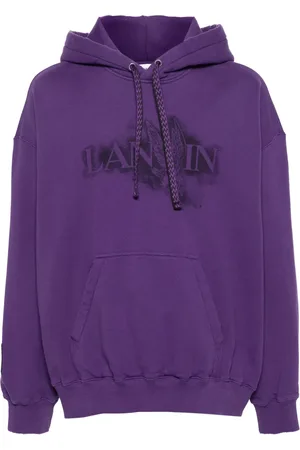 Lanvin X Future logo-print cotton hoodie