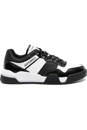 Roberto Cavalli Logo-embossed chunky sneakers