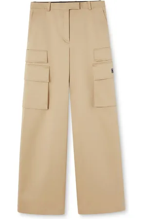VERSACE High-waist wide-leg trousers