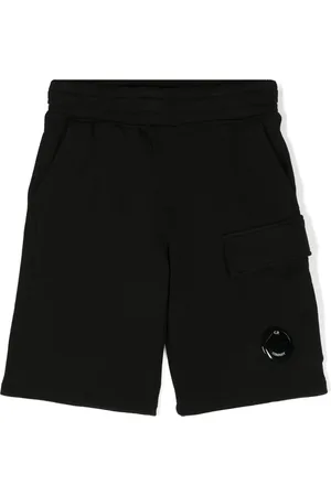 C.P. Company Lens-detail cotton track shorts