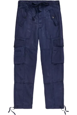 skinny-cut cargo trousers