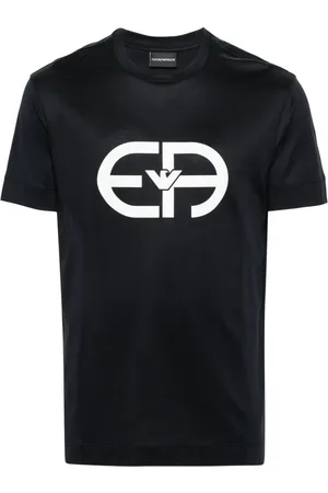 Emporio armani crew neck t shirt black best sale