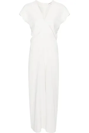 P.A.R.O.S.H. Ruched cady midi dress