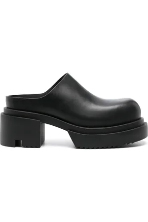Rick Owens Bogun chunky leather slippers
