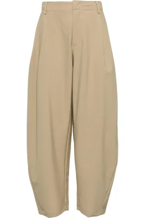 CROQUIS Mid-rise tapered trousers