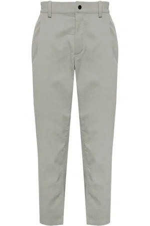 CROQUIS Mid-rise tapered trousers