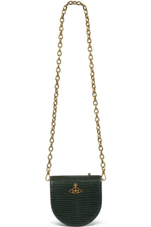 Vivienne Westwood Lizard saddle crossbody bag
