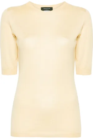 Fabiana Filippi Short-sleeve fine-knit sweater