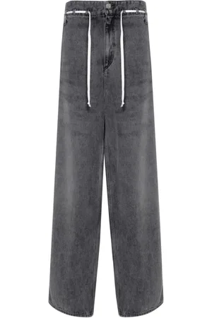 Isabel Marant Jordy tied wide-leg jeans