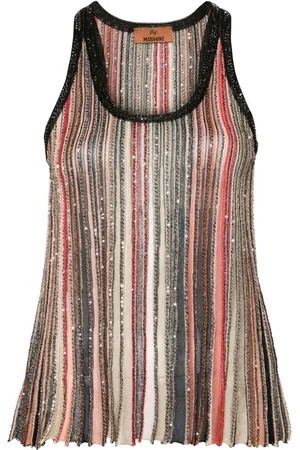 Missoni Striped lurex tank top