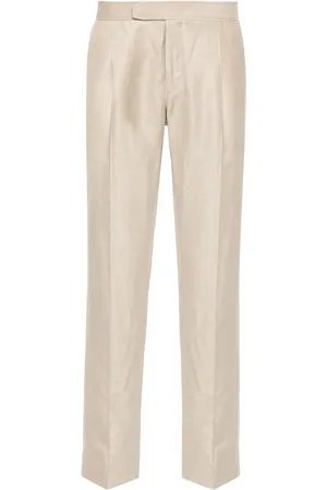 BRIONI Mid-rise tapered trousers