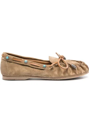 SARTORE Softy Caramel suede loafers
