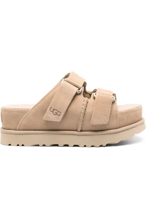 UGG Goldenstar Hi suede slides