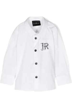 John Richmond Logo-print cotton shirt