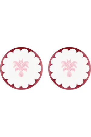 Aquazzura Jaipur porcelain dessert plates (set of two)
