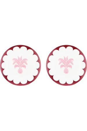 Aquazzura Jaipur porcelain dessert plates (set of two)