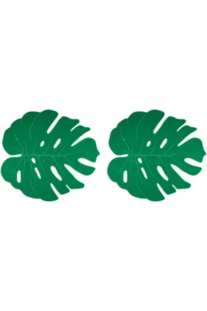 Aquazzura Florida Leaf placemats (set of two)