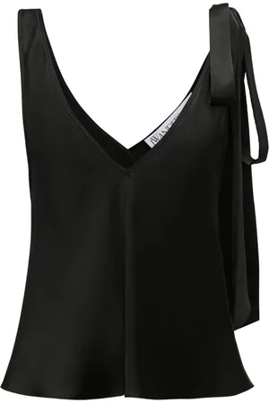 J.W.Anderson Tie-shoulder silk vest top