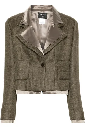 CHANEL 1999 layered tweed jacket