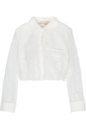 Elisabetta Franchi Corded-lace blouse