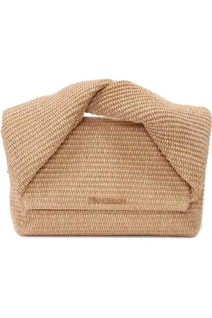 J.W.Anderson Large Twister raffia shoulder bag