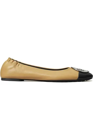 Tory Burch Claire cap-toe ballerina shoes