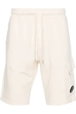 C.P. Company Lens-detail cotton cargo shorts