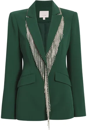 Cinq A Sept Cheyenne fringed single-breasted blazer