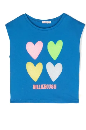 Billieblush Heart-motif cotton T-shirt