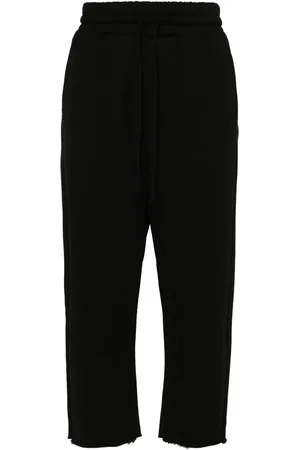 THOM KROM Drop-crotch cropped trousers