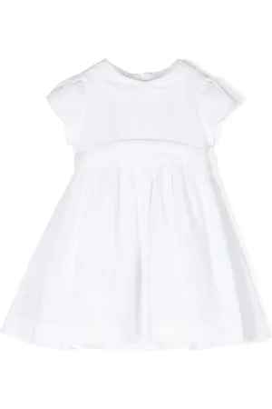 Il gufo Pleat-detail linen dress