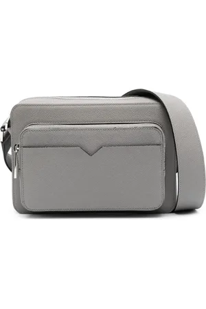 VALEXTRA V-Line Reporter messenger bag