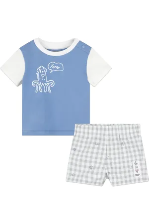 Kenzo Graphic-print checked short set