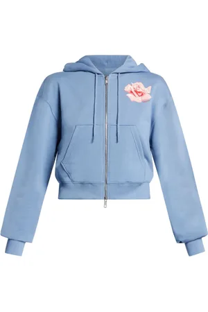 Kenzo Rose-print cotton hoodie