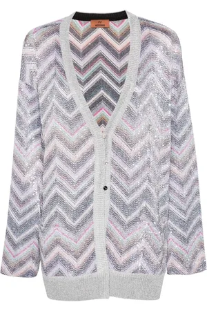 Missoni Sequinned zigzag cardigan