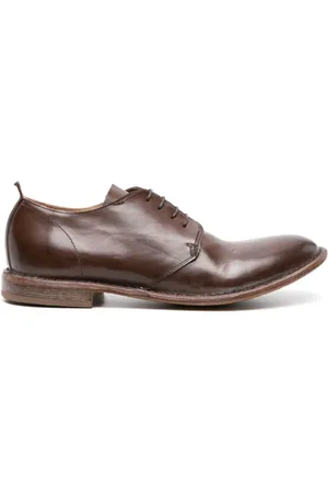 Moma Round-toe leather Derby shoes