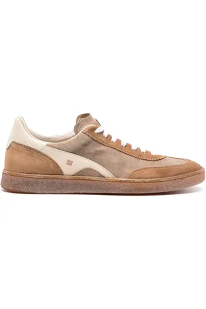 Moma Panelled suede sneakers