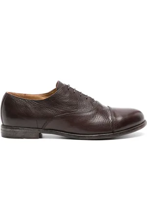 Moma Grained-leather Oxford shoes