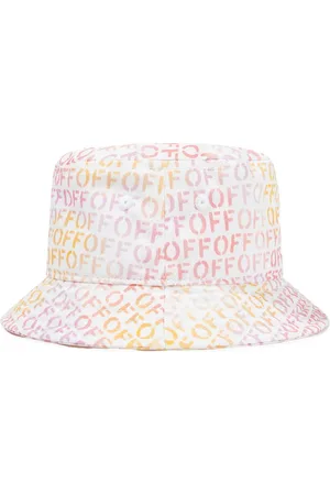 OFF-WHITE Logo-print cotton bucket hat