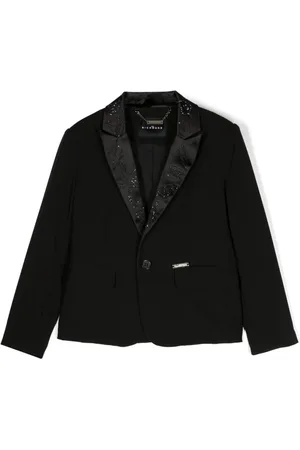 John Richmond Rhinestone-embellished single-breasted blazer