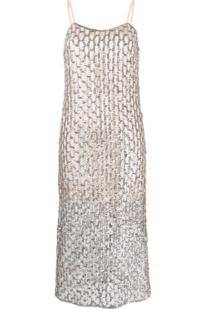 FORTE FORTE Cut-out sequin maxi dress