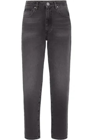 Philipp Plein High-rise straight-leg jeans
